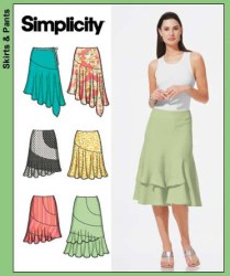 5005 6 EZ CONTOUR ASYMMETRIC OR NOT SKIRTS PATTERN 4-10